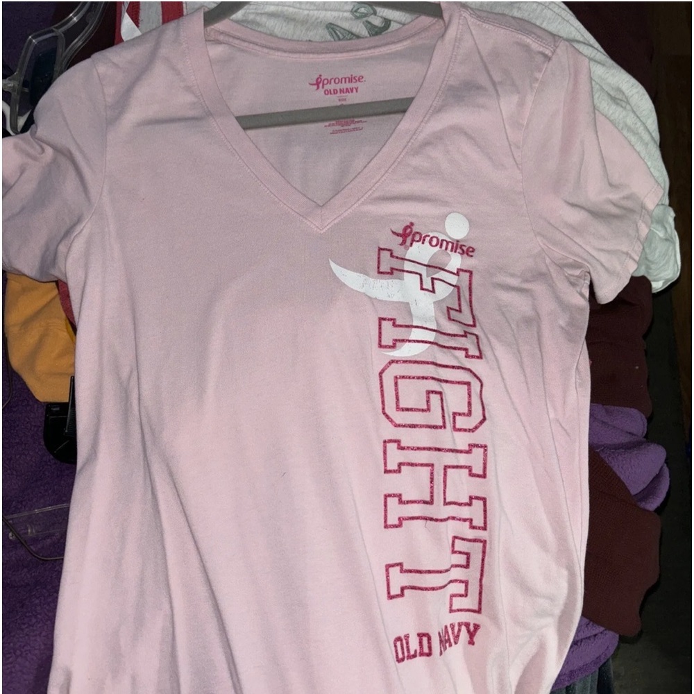 Aeropostale women’s Cancer t shirt Sz L